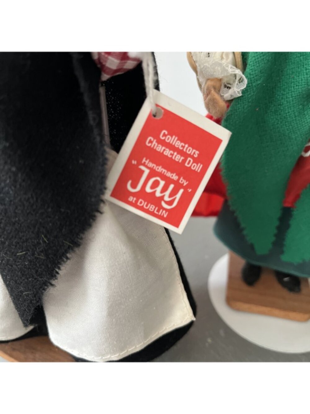 Vintage JAY Character Dolls Hand Made in Dublin Ireland 7" Lot Of 2 Colleen - Picture 2 of 4